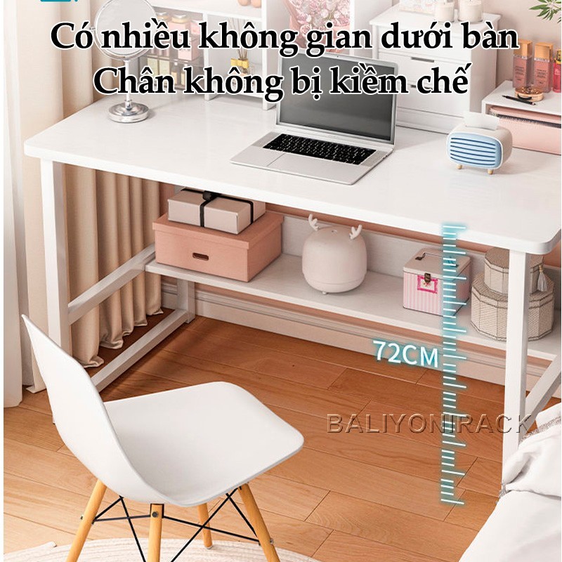 Bali Bàn Học Sinh Viên Bàn Làm Việc Đa Năng Tại Nhà Bàn Làm Chân Sắt Mặt Gỗ 【Giá Tốt Nhất】 | BigBuy360 - bigbuy360.vn