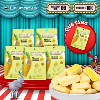 [COMBO 5 GÓI] Xoài, Táo, Thanh Long Sấy Thăng Hoa Ngon Nguyên Chất Đồ Ăn Vặt Văn Phòng