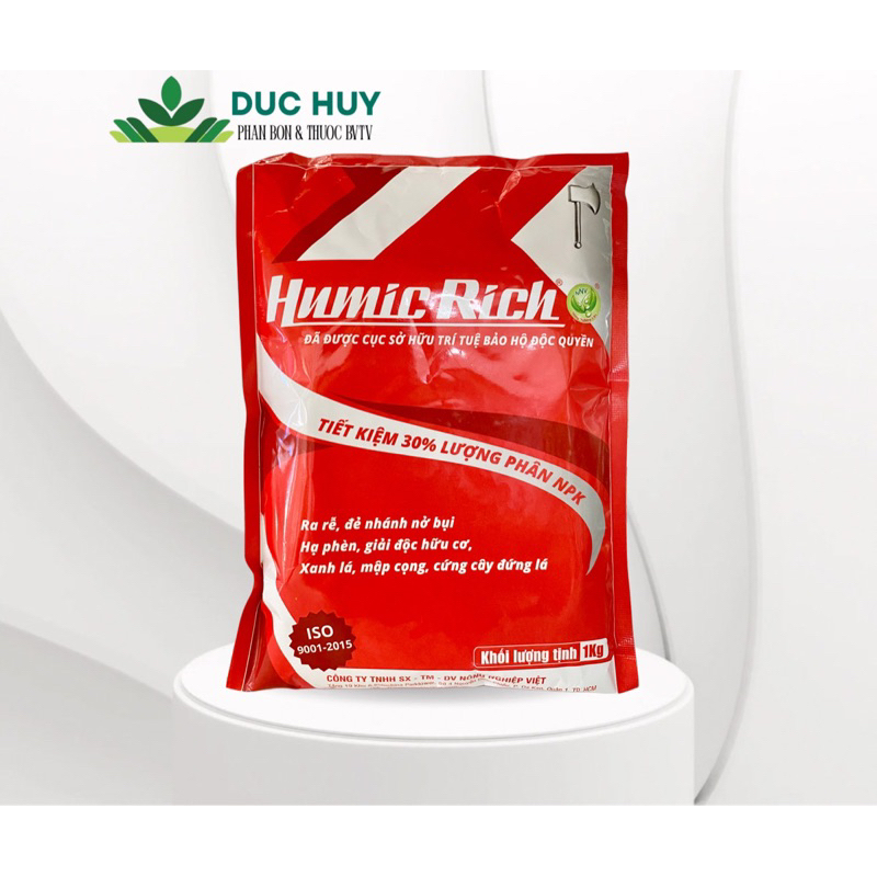 HUMIC RICH dạng viên (1kg) - ra rễ, đẻ nhánh, hạ phèn