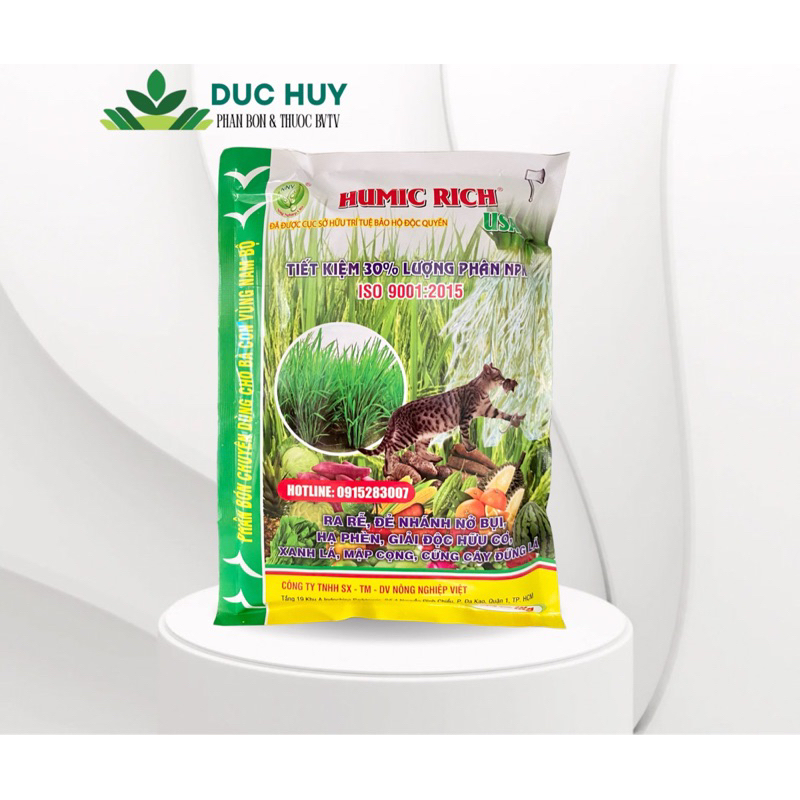 HUMIC RICH (1kg) - ra rễ, đẻ nhánh, hạ phèn