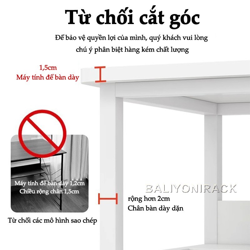 Bali Bàn Học Sinh Viên Bàn Làm Việc Đa Năng Tại Nhà Bàn Làm Chân Sắt Mặt Gỗ 【Giá Tốt Nhất】 | BigBuy360 - bigbuy360.vn