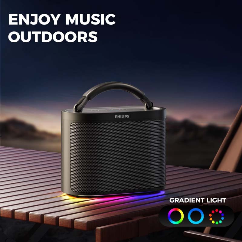 Loa Bluetooth Philips TAS4200 – Âm thanh 20W | TWS Stereo | 10h phát nhạc | AUX/TF | Có tay cầm | BigBuy360 - bigbuy360.vn