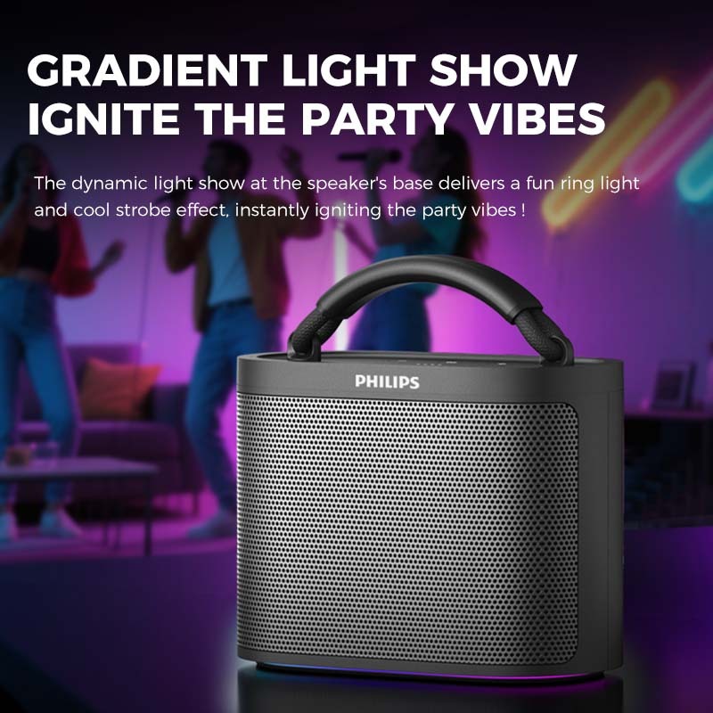 Loa Bluetooth Philips TAS4200 – Âm thanh 20W | TWS Stereo | 10h phát nhạc | AUX/TF | Có tay cầm | BigBuy360 - bigbuy360.vn