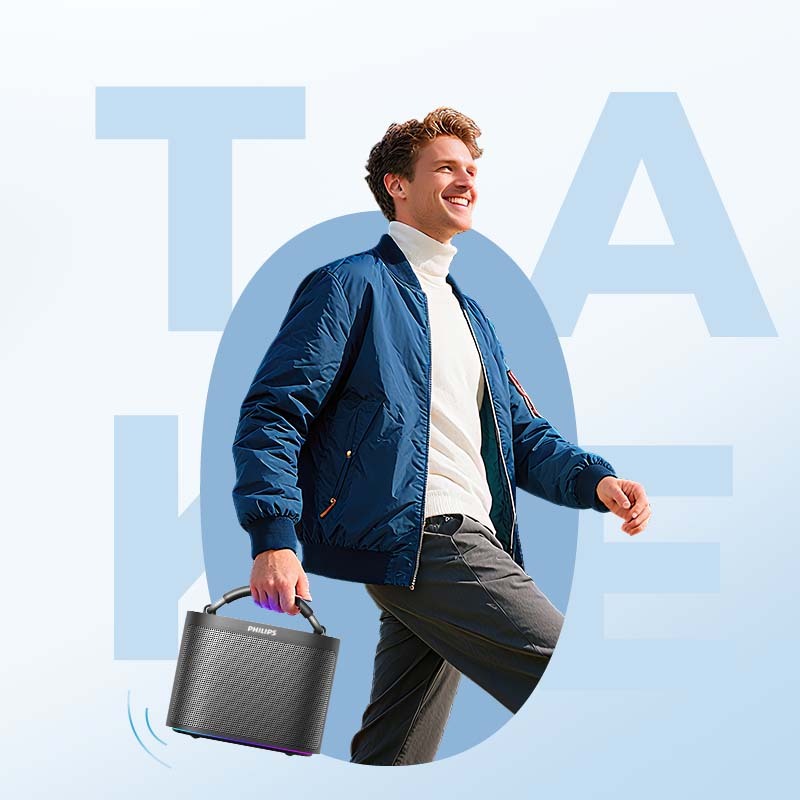 Loa Bluetooth Philips TAS4200 – Âm thanh 20W | TWS Stereo | 10h phát nhạc | AUX/TF | Có tay cầm | BigBuy360 - bigbuy360.vn
