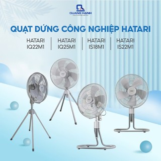 Quạt đứng công nghiệp Thái Lan Hatari IQ22M1 IQ25M1 IS18M1 IS22M1 bảo hành động cơ 2 năm