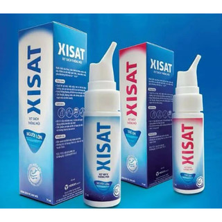  Xịt mũi nước biển sâu XISAT hằng ngày vệ sinh mũi phòng ngừa sổ mũi ngạt mũi và viêm xoang Lọ 75 ml 