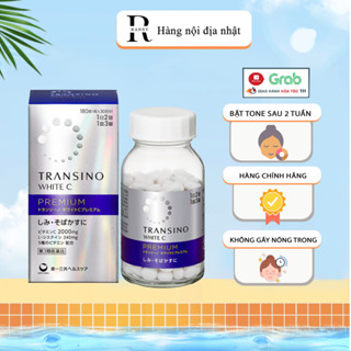 Viên Uống Trắng Da Transino Nhật Bản 90 Viên,180 Viên Giúp Sáng Da, Mờ Tàn Nhang - White C Clear Nội Địa Nhật