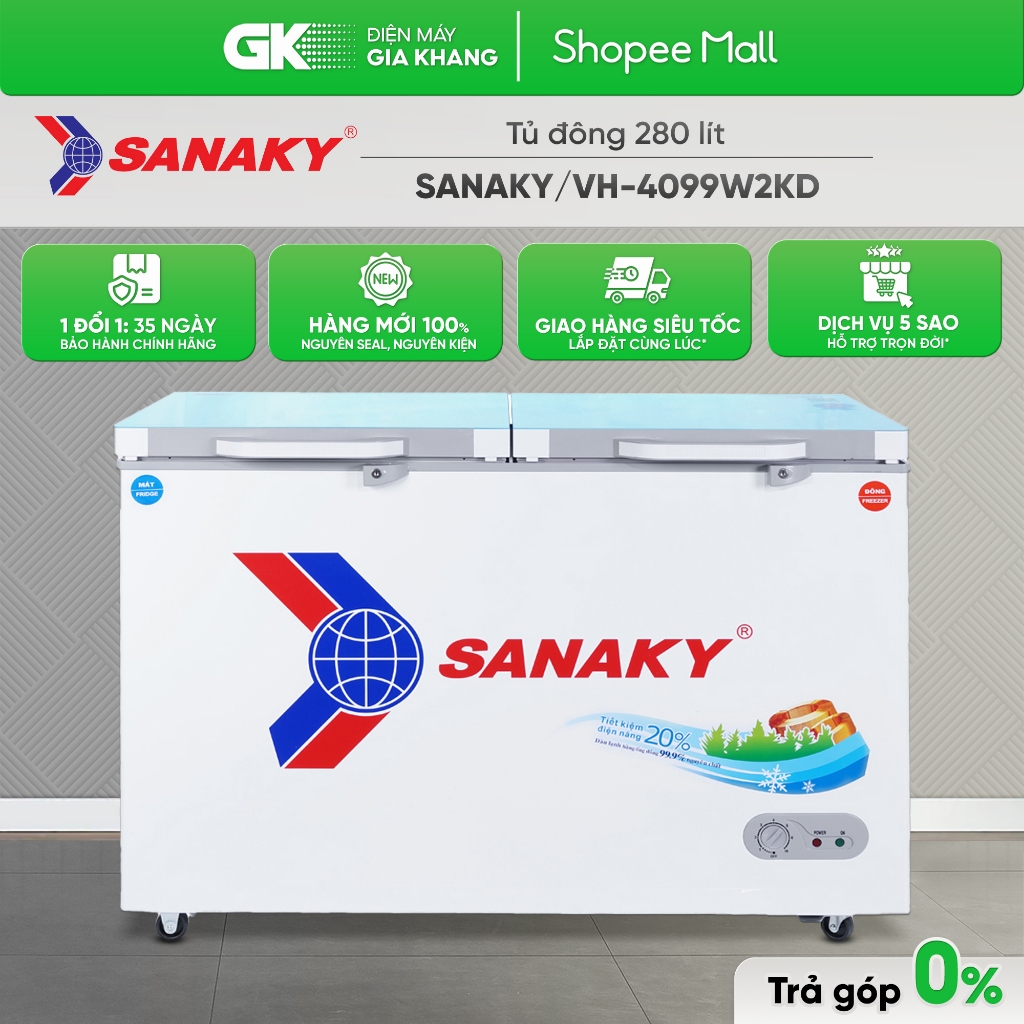 VH-4099W2KD - Tủ Đông Sanaky VH-4099W2KD [Toàn Quốc]