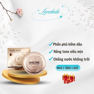 Phấn phủ kiềm dầu Sivanna nâng tone chống nước suốt 24h cam kết không trôi không bết dính siêu mịn