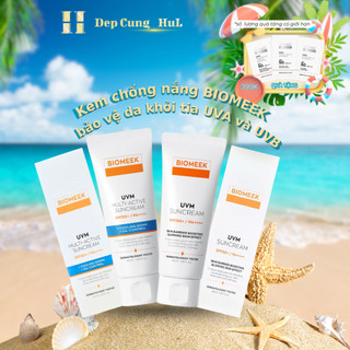  kem chống nắng Biomeek huyết tế bào UVM SUNCREAM nâng tone 