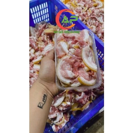 Heo rừng lai làm sạch cắt lát sẵn hộp 500gr (giao hỏa tốc tphcm)