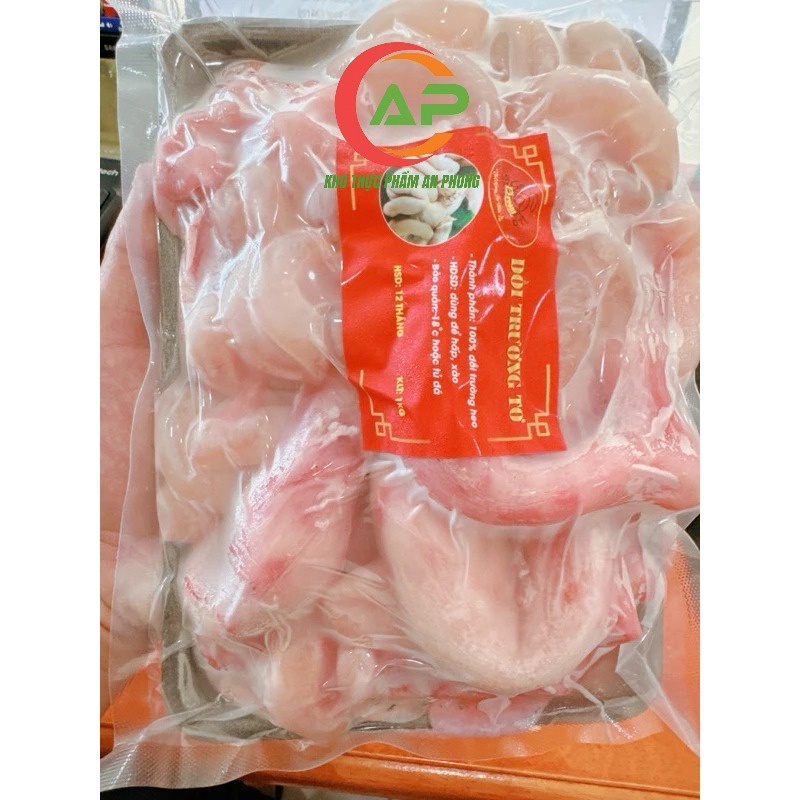 Dồi trường Tơ heo nóng cấp đông khay 1kg (giao hỏa tốc TPHCM)