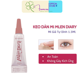  Keo Dán Mi Giả Mlen Diary Tự Dính An Toàn Không Gây Kích Ứng Nhanh Khô Trang Điểm Nữ 1.5Ml 