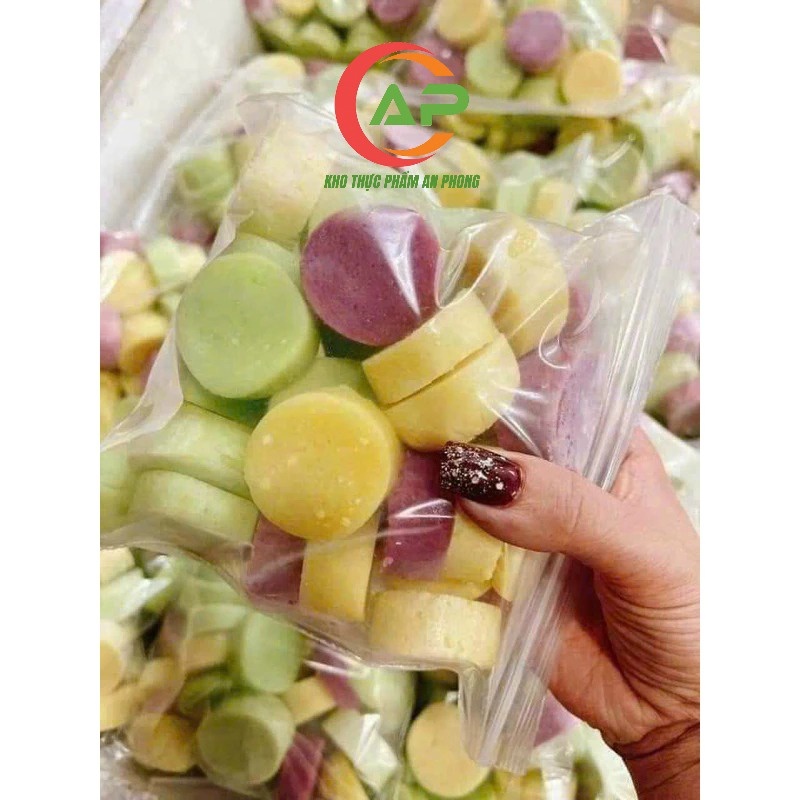 XÔI CHIÊN PHỒNG CẮT KHÚC 3 MÀU 1kg (giao hỏa tốc TPHCM)