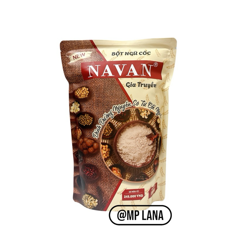 Bột ngũ cốc Navan gói 800gr