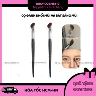   HỎA TỐC Cọ quạt đánh khối và bắt sáng mũi chuyên nghiệp Cọ Khối Cọ Xéo Đánh Khối Mũi Đầu Vát Dẹt Lông Mềm Mại Makeup 