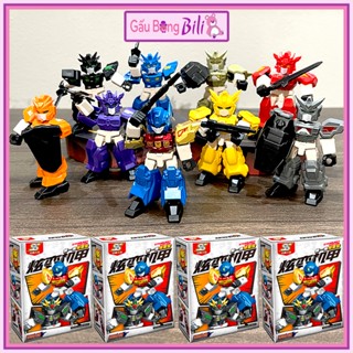  Mô hình lắp ráp Robot biến hình Transformer mini hộp mù 1 9 mẫu 