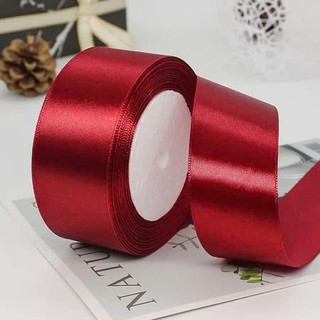 Cuộn duy băng vải lụa satin bản 4cm dài 22m