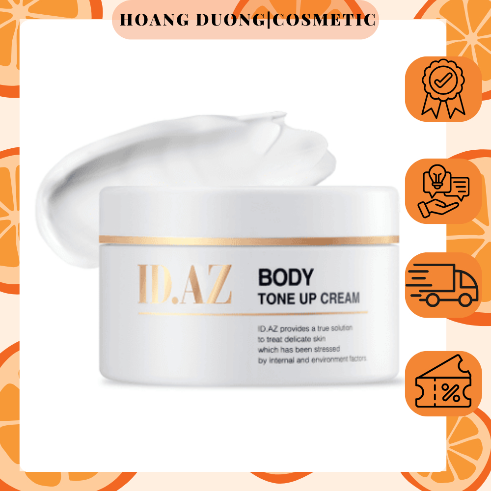 (Công ty - Sẵn) Kem dưỡng thể nâng tông Id Placosmetics ID.AZ Body Tone Up Cream 200ml