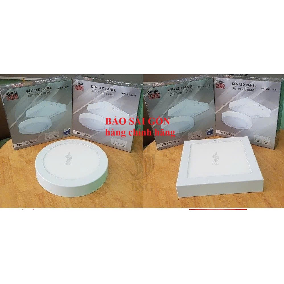 ĐÈN LED GẮN ỐP NỔI DUHAL, TRÒN 24W (KDGC524) 18W (KDGC518), VUÔNG 24W (KDGB524) 18W (KDGB518)