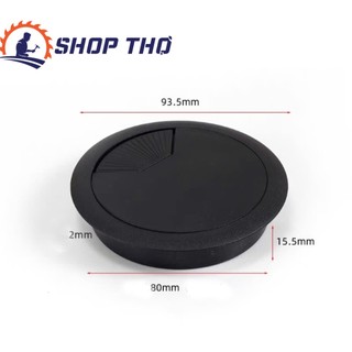 Bộ nắp luồn dây điện D35, D50, D60, D80mm màu xám và màu đen chất liệu nhựa.