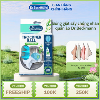 Bóng giặt Sấy Chống Nhăn Quần Áo  Dr.Beckmann Trockner Ball 50ml cho quần áo giặt sạch hơn, làm mềm vải