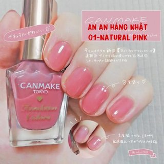 [[Chính Hãng] Sơn Móng Thạch Canmake Colorful Nails,Không Cần Đèn Hơ,Chống trầy,mịn,dễ tán,nhanh khô