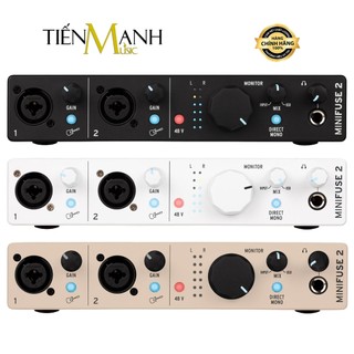   Chính Hãng  Soundcard Arturia MiniFuse 2 - Sound Card Mini Fuse Bộ Thu Âm Livestream USB Audio Interface 