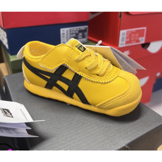 Giày tiger cho bé màu vàng phối màu phù hợp cả bé trai và gái, Giày đủ size 22-28 êm mềm nhẹ