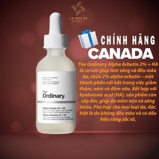  Serum The Ordinary Alpha Arbutin 2% + HA - Làm Sáng Da Giảm Thâm Nám Tăng Cường Dưỡng Ẩm 