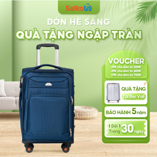 Vali kéo vải cao cấp Hùng Phát 890 khóa bảo mật 3 số bánh xoay 360 độ