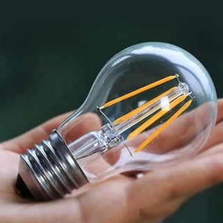 Bóng Đèn LED Edison  A60 4W Vỏ Thuỷ Tinh Trong | Đèn Toàn Lợi