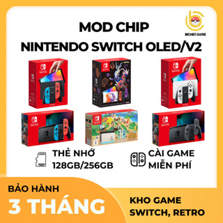 Máy chơi game Nintendo Switch V2, Oled cài sẵn Full Game