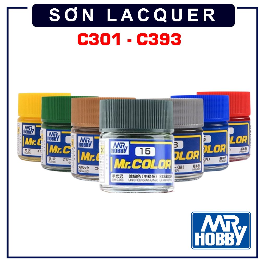 Sơn mô hình Lacquer ( C301 ~ C393) sơn mô hình Mr. Hobby - Mr. Color