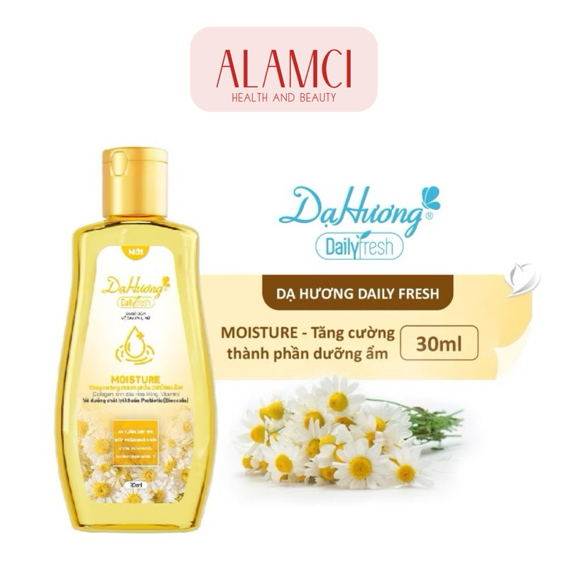 Dung Dịch Vệ Sinh Phụ Nữ Dạ Hương Daily Fresh Moisture 30ml - 145ml