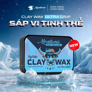 Sáp vuốt tóc, tạo kiểu tóc Menitems Clay Wax Ultra Grip, Sáp vi tinh thể hiệu năng cao