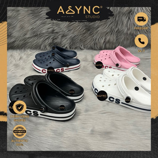 (Auth) Dép Sục Classic Clog Bayaband Unisex Nam Nữ Màu Trắng Đen Hồng Xám Xanh Navy Basic Đế Thấp 3cm - Async Studio