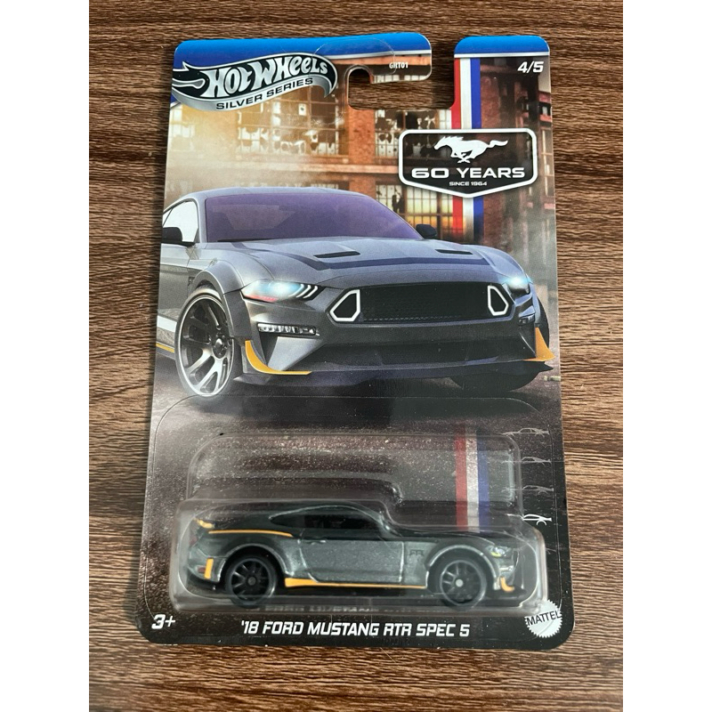 Xe mô hình Hot Wheels 18’ Ford Mustang RTR 5