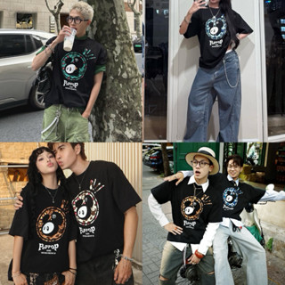 Áo thun POP POP Poppop Mascot PP Leopard Oversize T-Shirt Black vải cotton 250gsm dày dặn, hình in đẹp, không xù lông