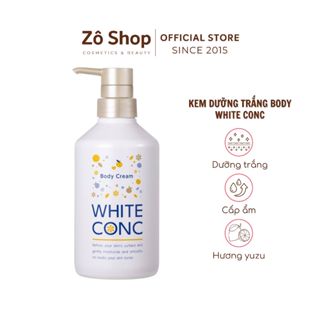 [Nhập khẩu] Sữa dưỡng thể trắng da, dưỡng ẩm body White Conc Whitening Body Milk 500g