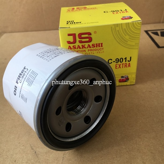 Lọc nhớt Kia Picanto 2017, 2018, 2019, 2020, 2021, hiệu #JS Asakashi Nhật Bản C901J