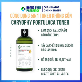  Toner Caryophy Portulaca 300ml – NƯỚC CÂN BẰNG KHÔNG CỒN DỊU NHẸ CHO DA DẦU MỤN 
