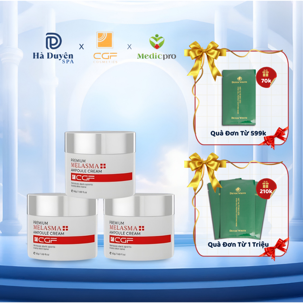 Kem Nám Anh Đào CGF Melasma Ampoule Cream 30ml - Dưỡng Trắng Da, Giảm Nám, Tàn Nhang