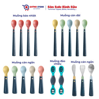   Mẫu mới  Tổng hợp muỗng thìa ăn dặm Tommee Tippee 