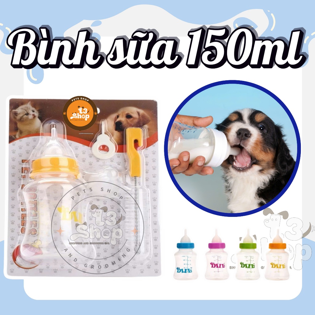 bình sữa bú cho chó mèo sơ sinh (Có 2 size) - T3 PETS SHOP