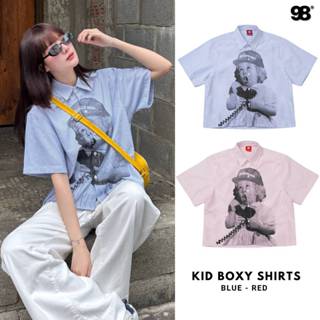 Áo Sơ Mi Oxford 98stu Local Brand Chính Hãng kid Shirt Unisex Form Boxy