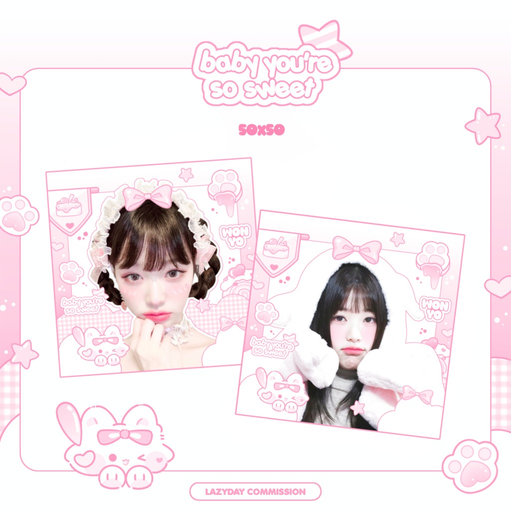 Sticker niêm phong Wonyoung/ TAEGYU/ Ahyeon