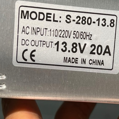Nguồn tổ ong 13.8v 20A