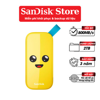  Ổ cứng di động SSD Sandisk Fortnite® Portable PeelyTM Edition ‎SDSSDE30-G25F 1TB   2TB E30 800MB s 