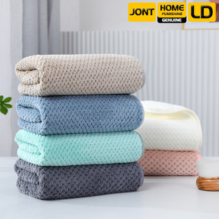  Khăn lau mặt Khăn gội đầu Khăn tắm LD có móc treo chất liệu lông cừu san hô mềm mại siêu thấm hút size 35*75 cm 